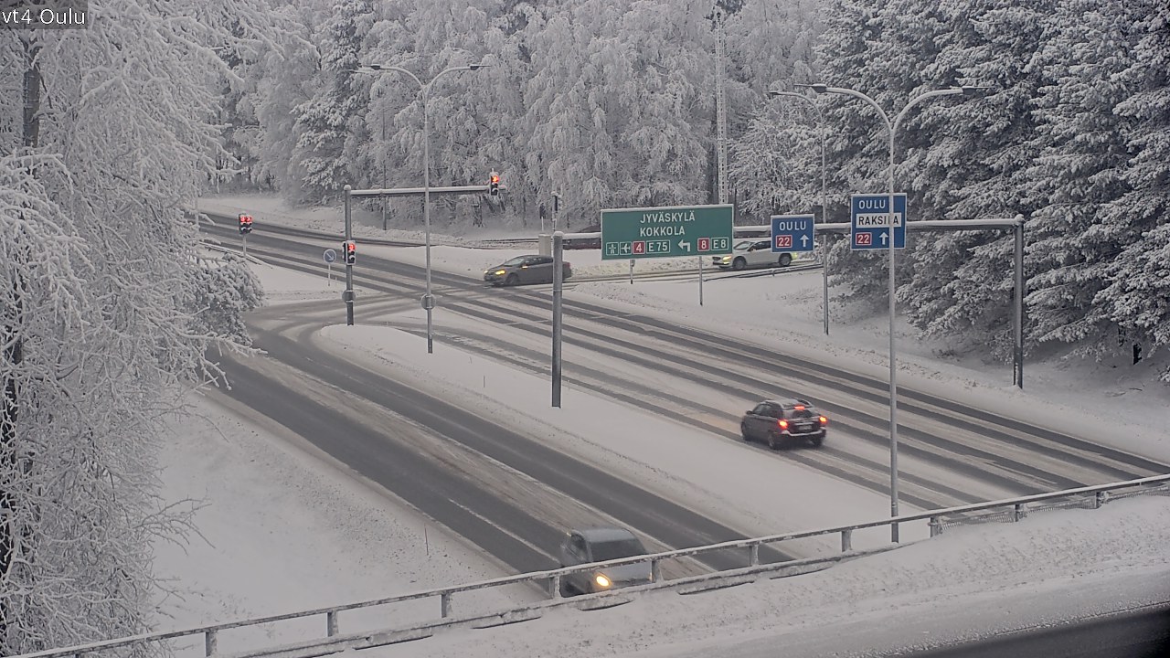 Weather Camera Image Road 4 Oulu, Oulu, Pohjois-Pohjanmaa