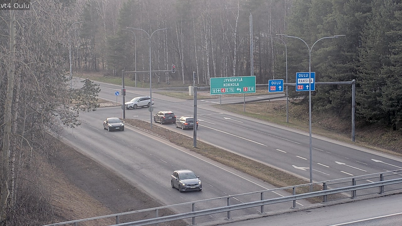 Weather Camera Image Road 4 Oulu, Oulu, Pohjois-Pohjanmaa