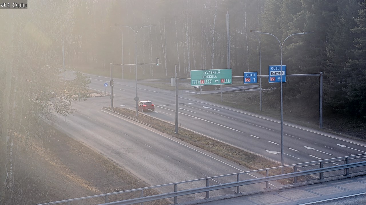 Weather Camera Image Road 4 Oulu, Oulu, Pohjois-Pohjanmaa