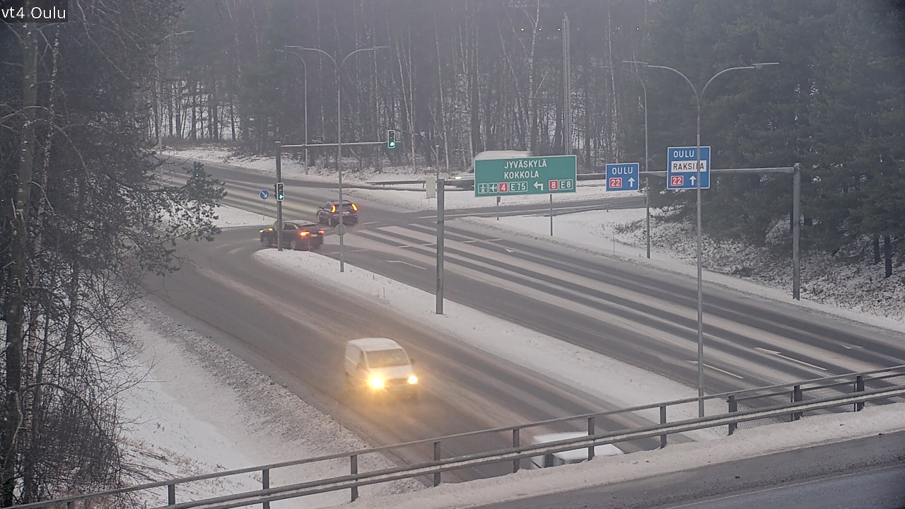 Weather Camera Image Väg 4 Uleåborg, Oulu, Pohjois-Pohjanmaa