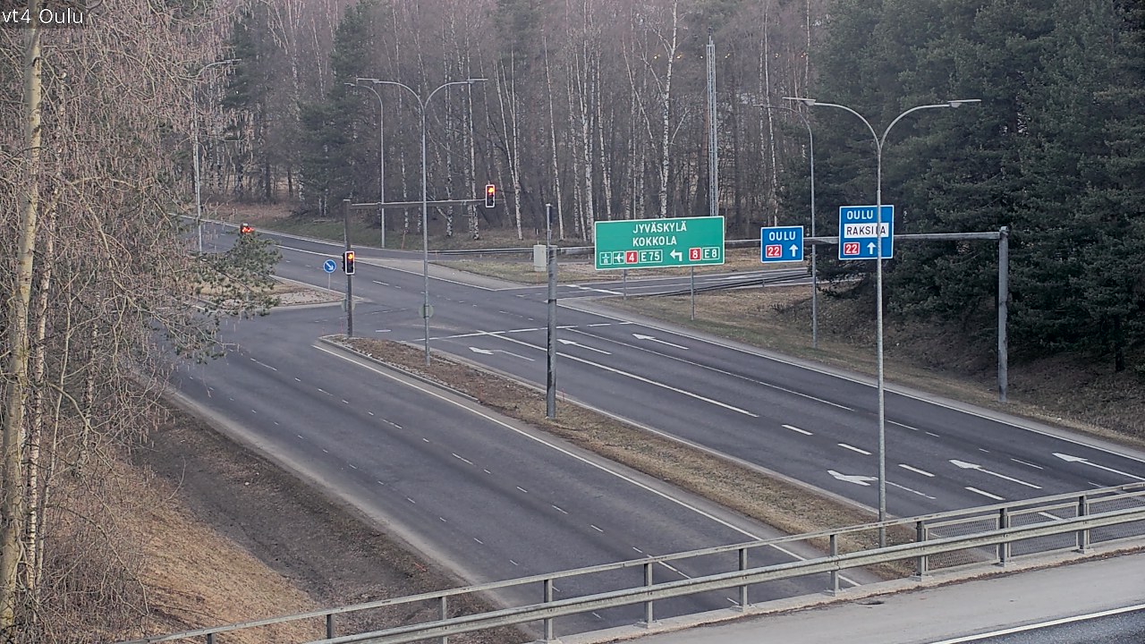 Weather Camera Image Road 4 Oulu, Oulu, Pohjois-Pohjanmaa