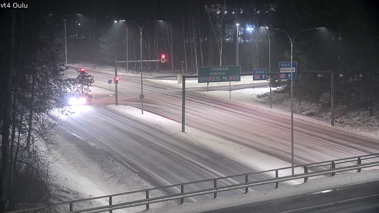 Weather Camera Image Väg 4 Uleåborg, Oulu, Pohjois-Pohjanmaa