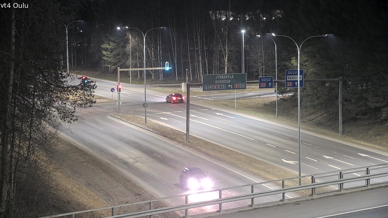 Weather Camera Image Road 4 Oulu, Oulu, Pohjois-Pohjanmaa