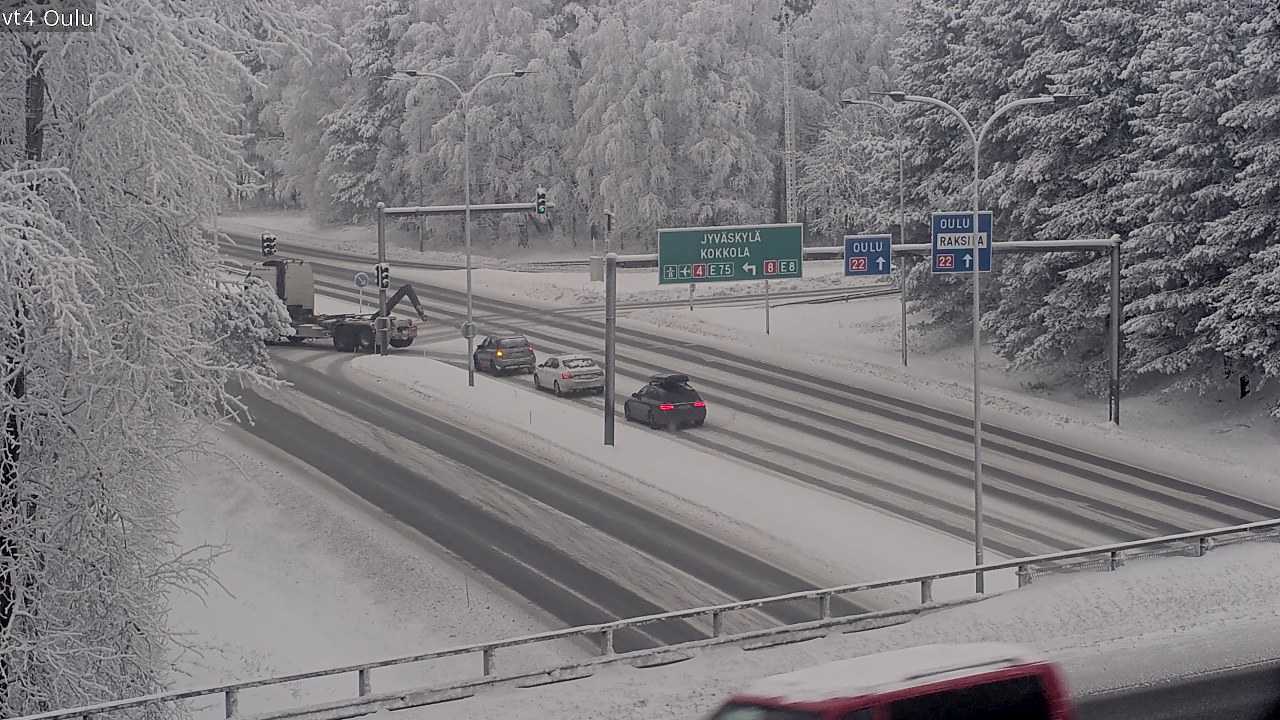 Weather Camera Image Road 4 Oulu, Oulu, Pohjois-Pohjanmaa
