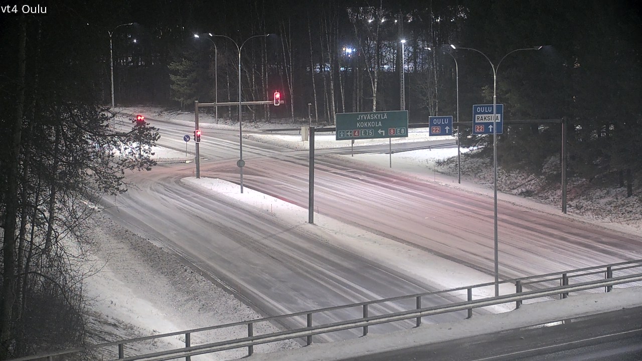 Weather Camera Image Väg 4 Uleåborg, Oulu, Pohjois-Pohjanmaa