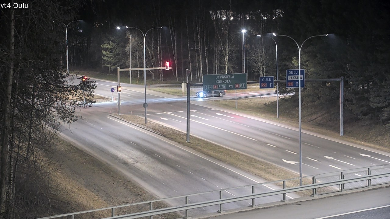 Weather Camera Image Road 4 Oulu, Oulu, Pohjois-Pohjanmaa