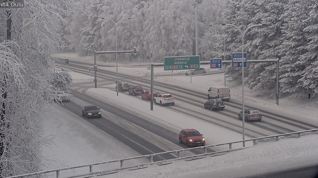 Weather Camera Image Road 4 Oulu, Oulu, Pohjois-Pohjanmaa