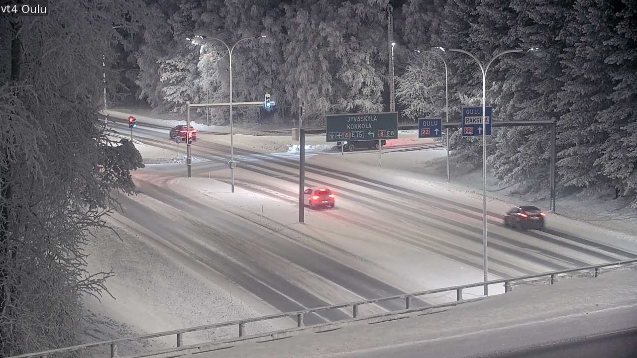 Weather Camera Image Road 4 Oulu, Oulu, Pohjois-Pohjanmaa