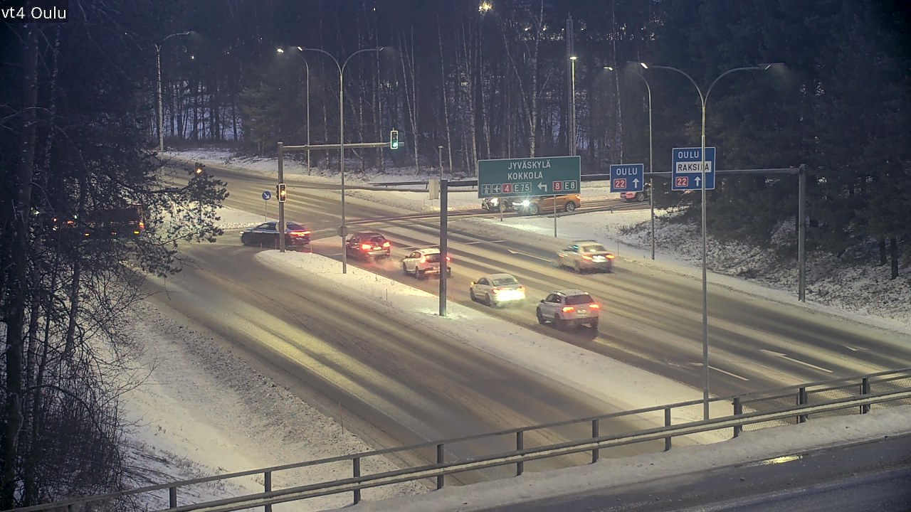 Weather Camera Image Road 4 Oulu, Oulu, Pohjois-Pohjanmaa