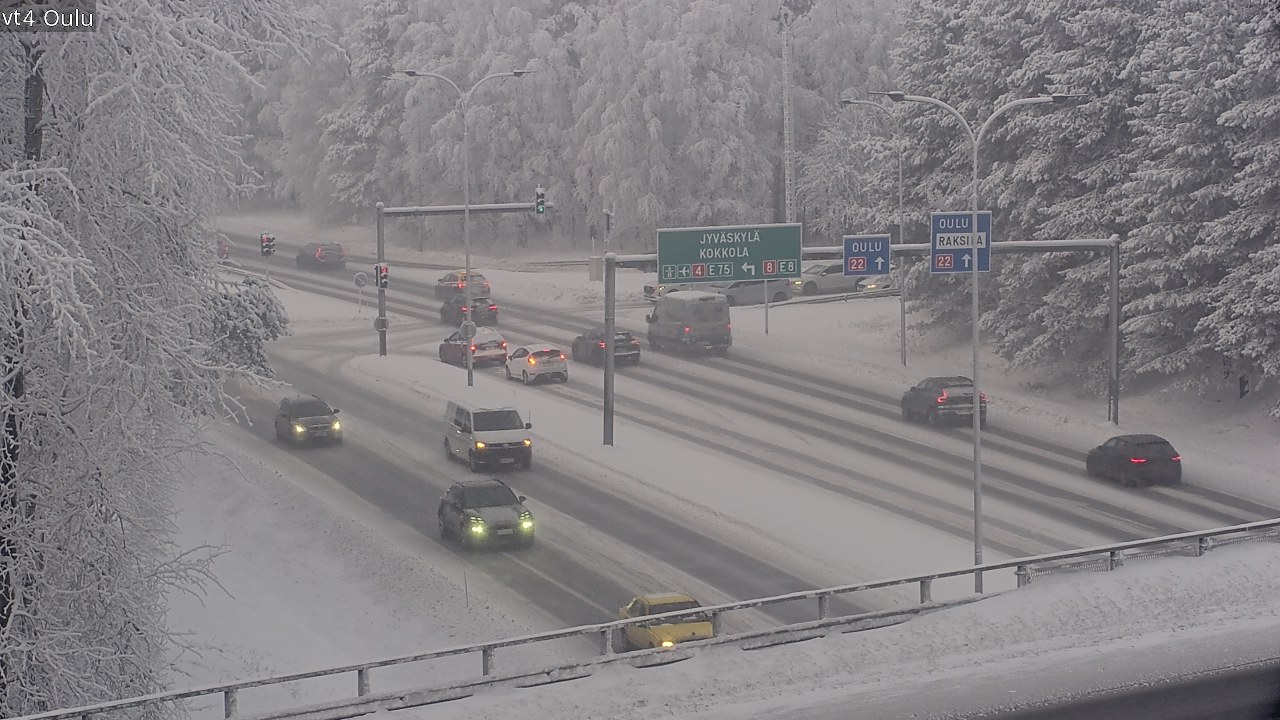 Weather Camera Image Road 4 Oulu, Oulu, Pohjois-Pohjanmaa