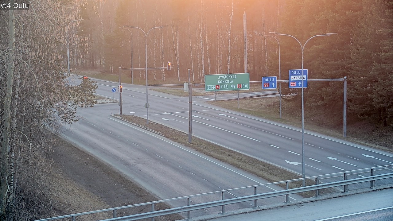 Weather Camera Image Road 4 Oulu, Oulu, Pohjois-Pohjanmaa
