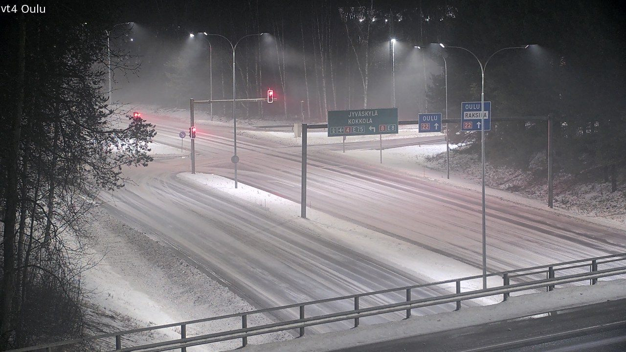 Weather Camera Image Väg 4 Uleåborg, Oulu, Pohjois-Pohjanmaa
