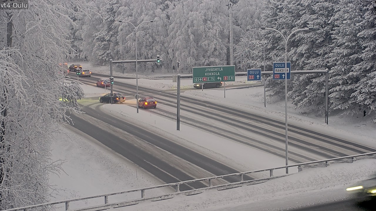 Weather Camera Image Road 4 Oulu, Oulu, Pohjois-Pohjanmaa