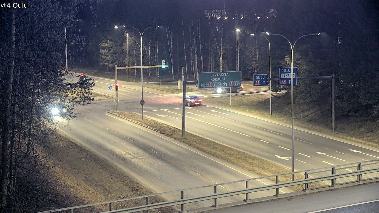 Weather Camera Image Road 4 Oulu, Oulu, Pohjois-Pohjanmaa