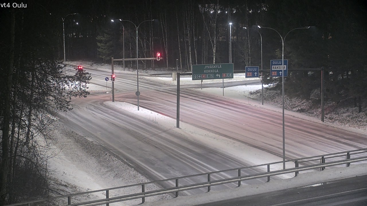 Weather Camera Image Väg 4 Uleåborg, Oulu, Pohjois-Pohjanmaa