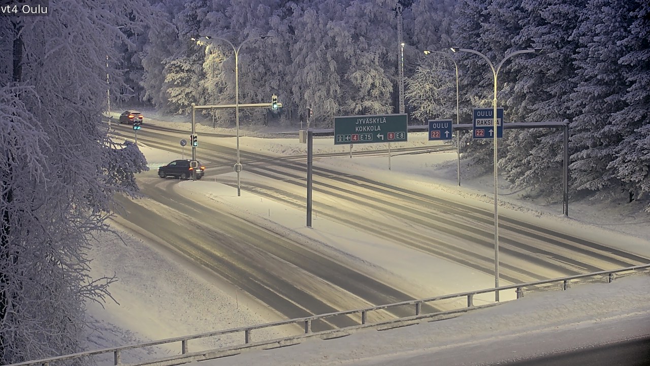 Weather Camera Image Road 4 Oulu, Oulu, Pohjois-Pohjanmaa