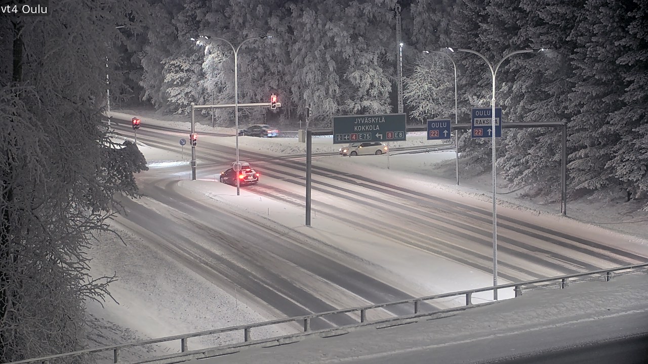 Weather Camera Image Road 4 Oulu, Oulu, Pohjois-Pohjanmaa