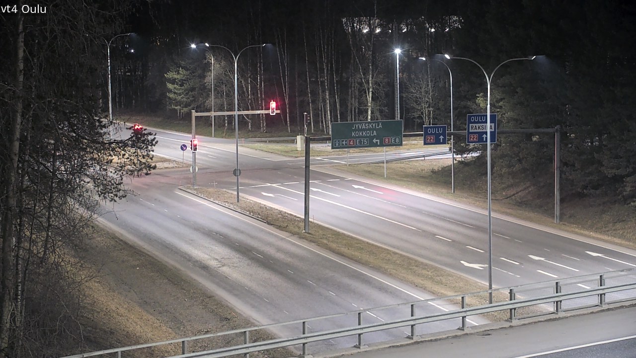 Weather Camera Image Road 4 Oulu, Oulu, Pohjois-Pohjanmaa