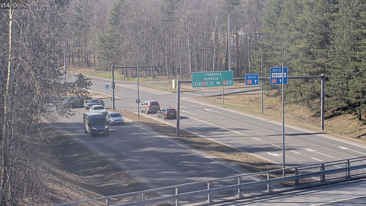Weather Camera Image Road 4 Oulu, Oulu, Pohjois-Pohjanmaa