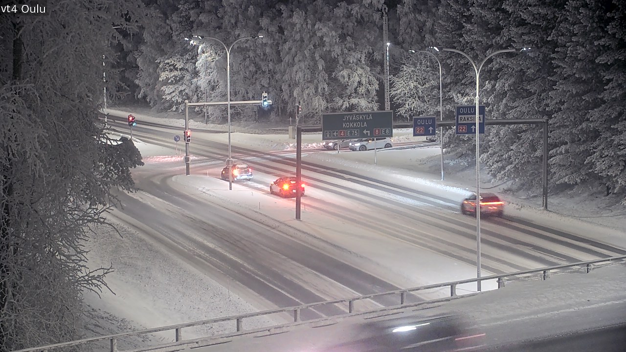 Weather Camera Image Road 4 Oulu, Oulu, Pohjois-Pohjanmaa