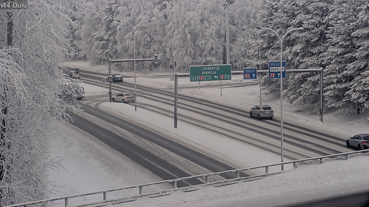 Weather Camera Image Road 4 Oulu, Oulu, Pohjois-Pohjanmaa