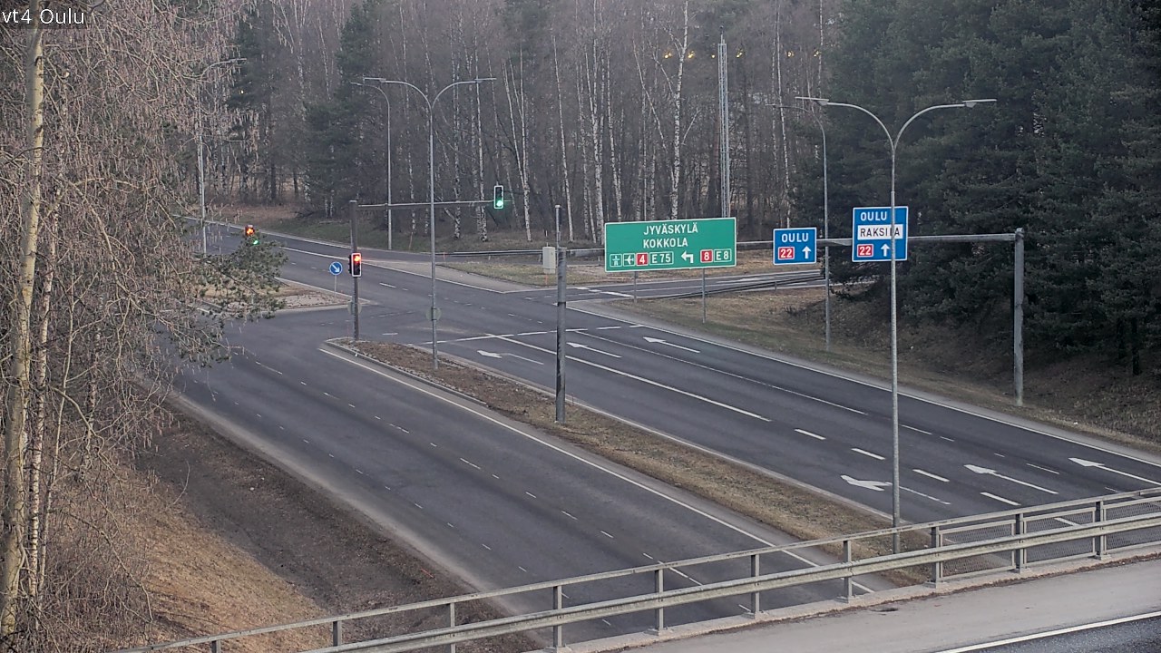 Weather Camera Image Road 4 Oulu, Oulu, Pohjois-Pohjanmaa