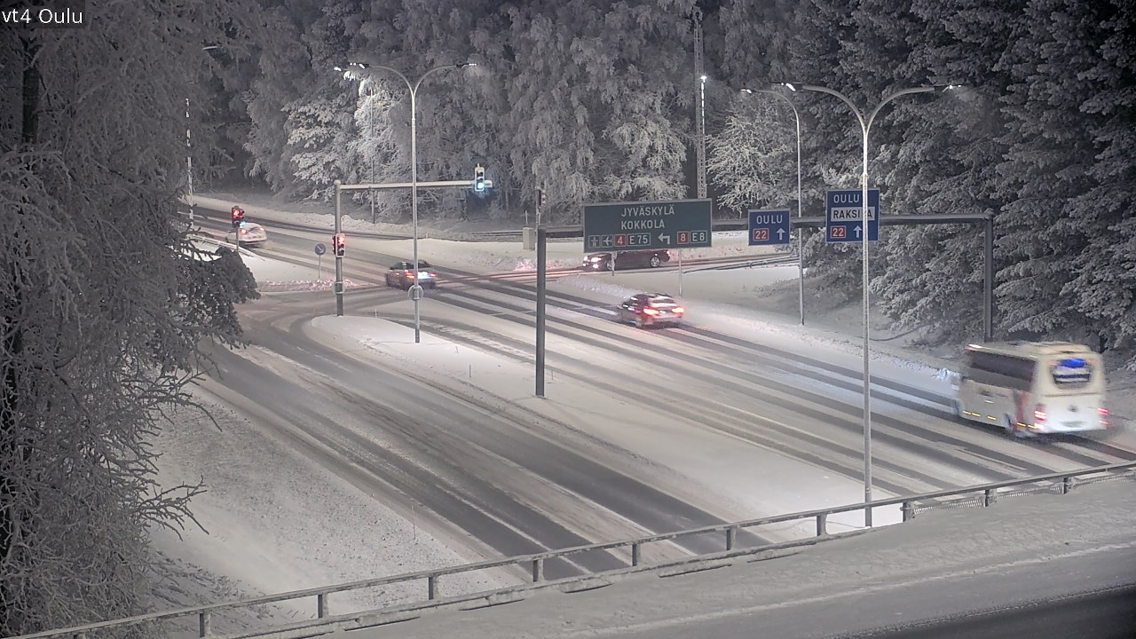 Weather Camera Image Road 4 Oulu, Oulu, Pohjois-Pohjanmaa