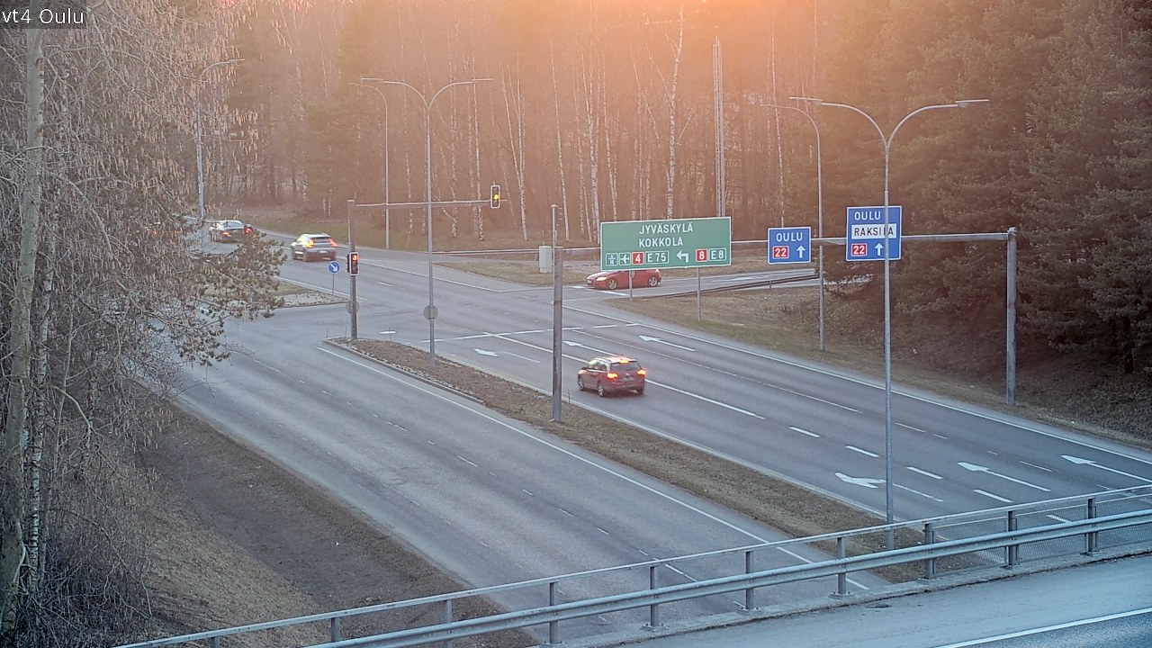 Weather Camera Image Road 4 Oulu, Oulu, Pohjois-Pohjanmaa