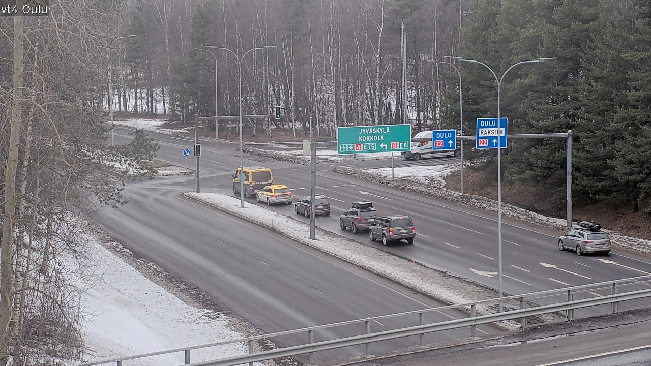 Weather Camera Image Road 4 Oulu, Oulu, Pohjois-Pohjanmaa
