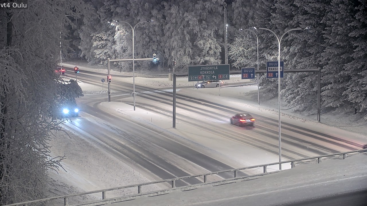 Weather Camera Image Road 4 Oulu, Oulu, Pohjois-Pohjanmaa
