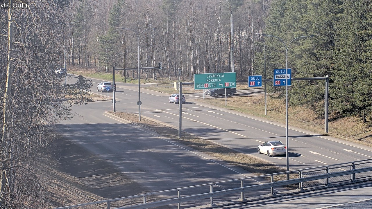 Weather Camera Image Road 4 Oulu, Oulu, Pohjois-Pohjanmaa
