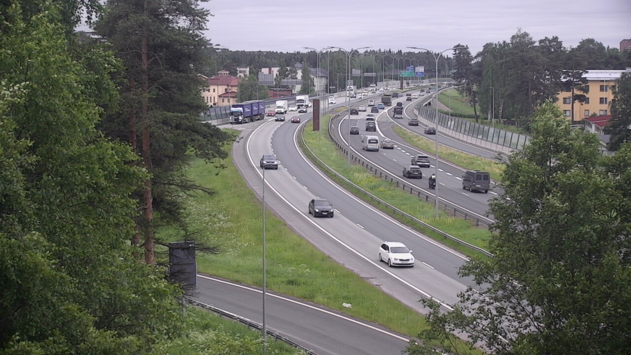 Weather Camera Image Väg 4 Uleåborg, Laanila, Oulu, Pohjois-Pohjanmaa