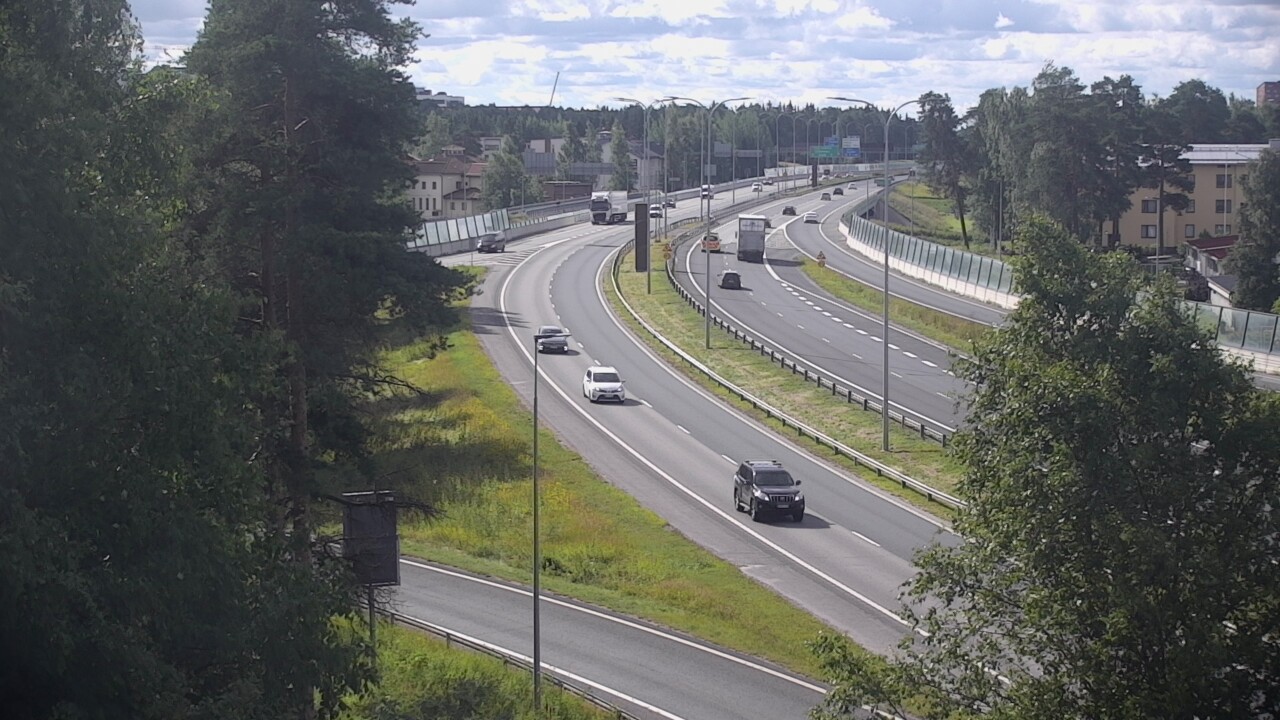 Weather Camera Image Väg 4 Uleåborg, Laanila, Oulu, Pohjois-Pohjanmaa