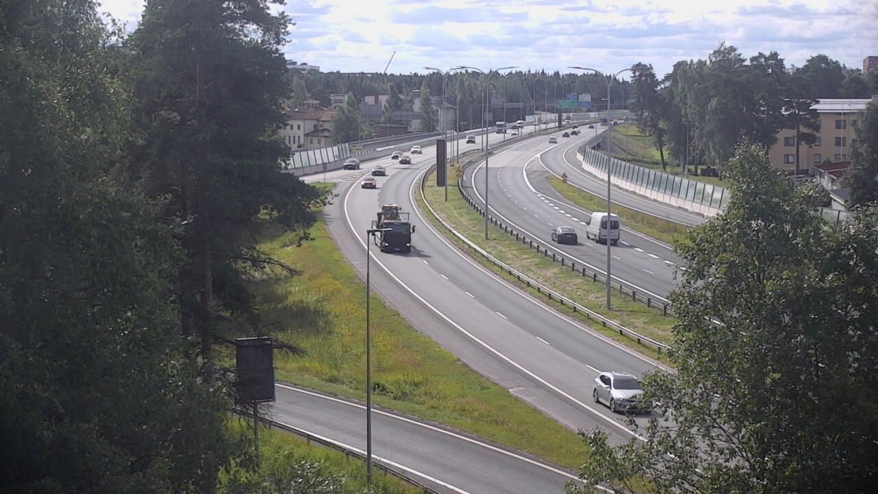 Weather Camera Image Väg 4 Uleåborg, Laanila, Oulu, Pohjois-Pohjanmaa