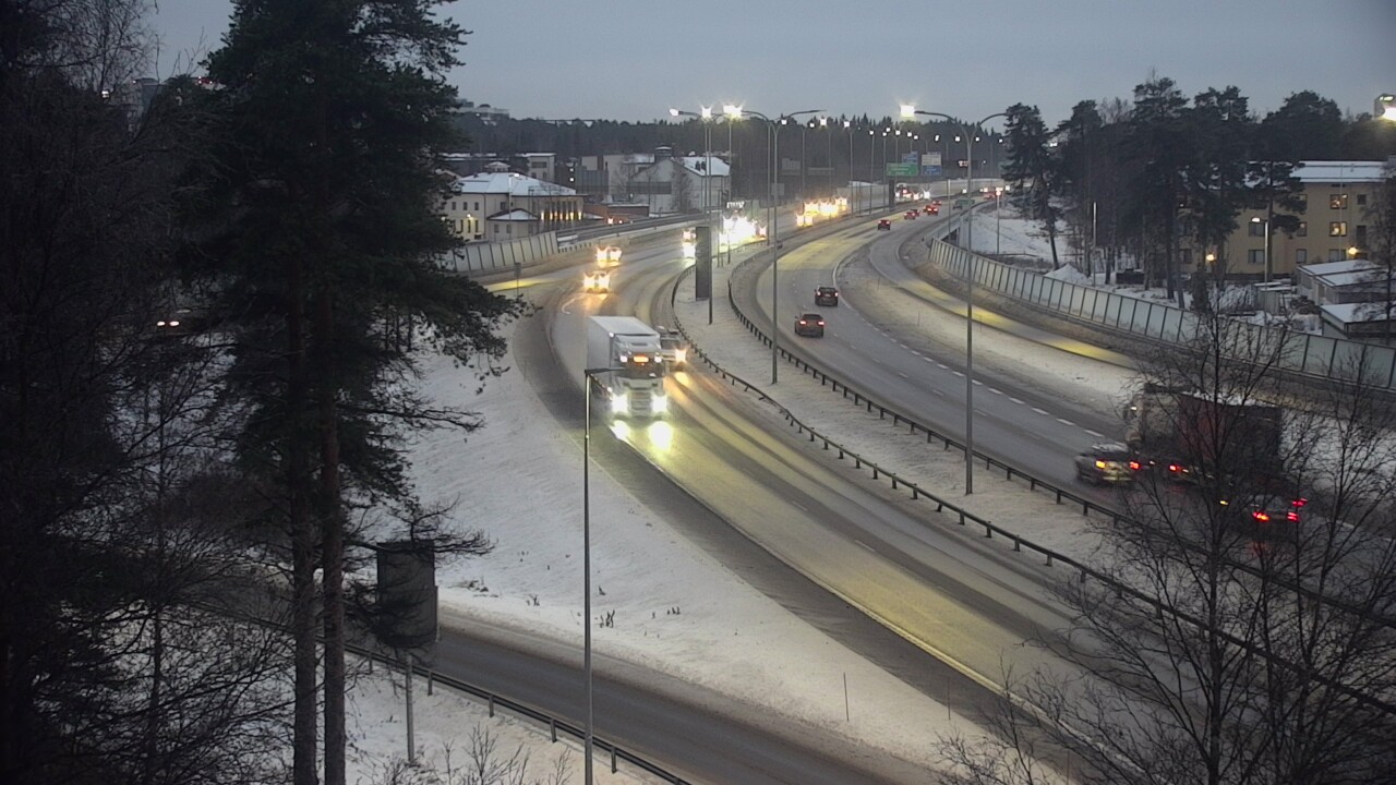 Weather Camera Image Väg 4 Uleåborg, Laanila, Oulu, Pohjois-Pohjanmaa