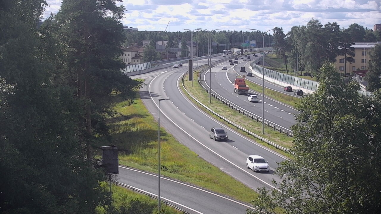Weather Camera Image Väg 4 Uleåborg, Laanila, Oulu, Pohjois-Pohjanmaa