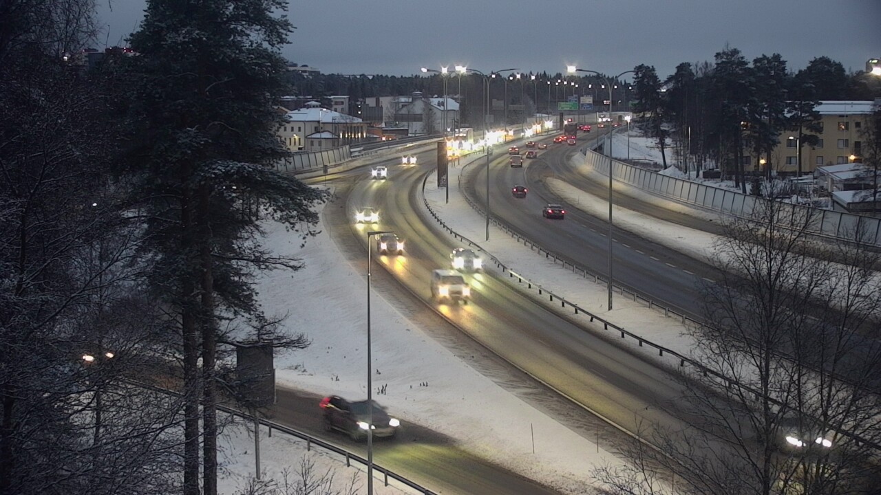 Weather Camera Image Väg 4 Uleåborg, Laanila, Oulu, Pohjois-Pohjanmaa