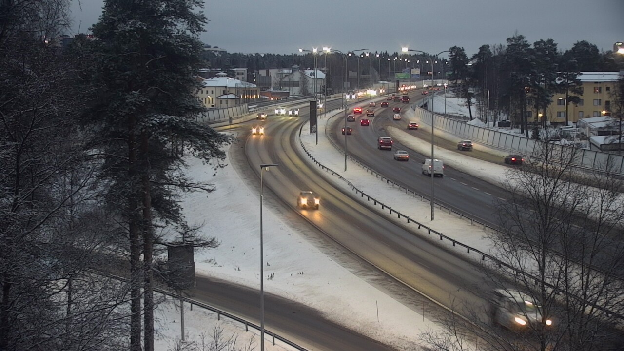 Weather Camera Image Väg 4 Uleåborg, Laanila, Oulu, Pohjois-Pohjanmaa