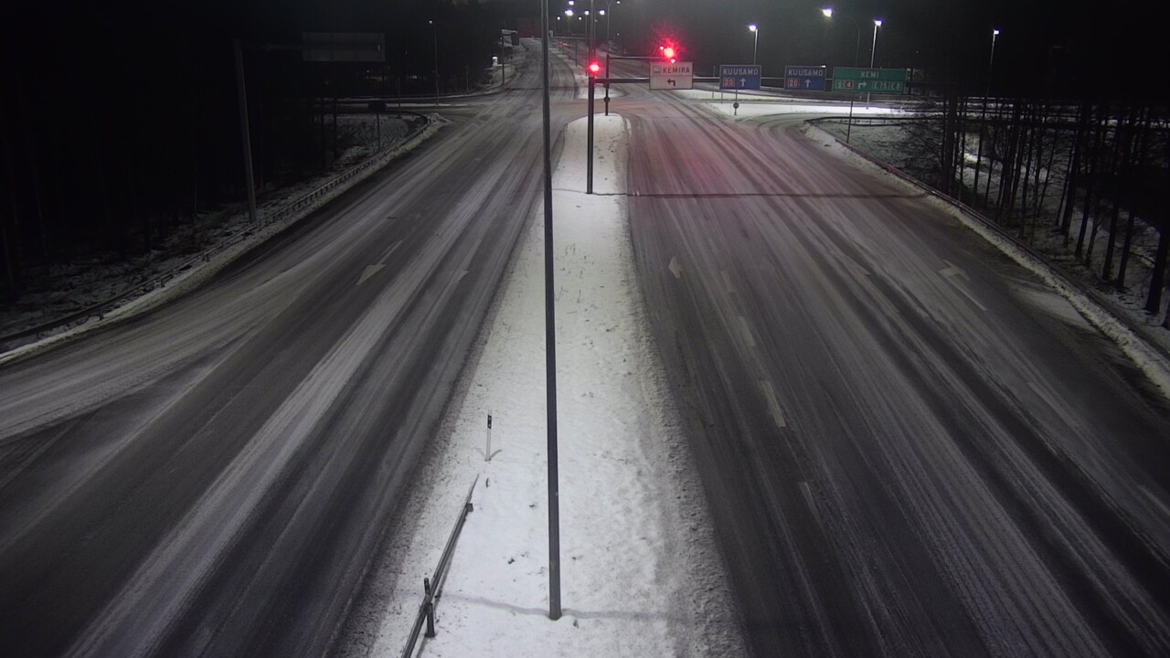 Weather Camera Image Väg 4 Uleåborg, Laanila, Oulu, Pohjois-Pohjanmaa