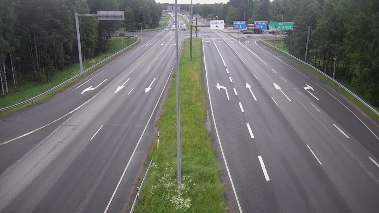 Weather Camera Image Road 4 Oulu, Laanila, Oulu, Pohjois-Pohjanmaa