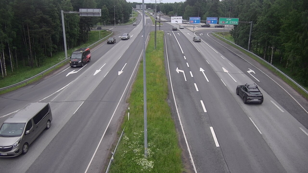 Weather Camera Image Road 4 Oulu, Laanila, Oulu, Pohjois-Pohjanmaa