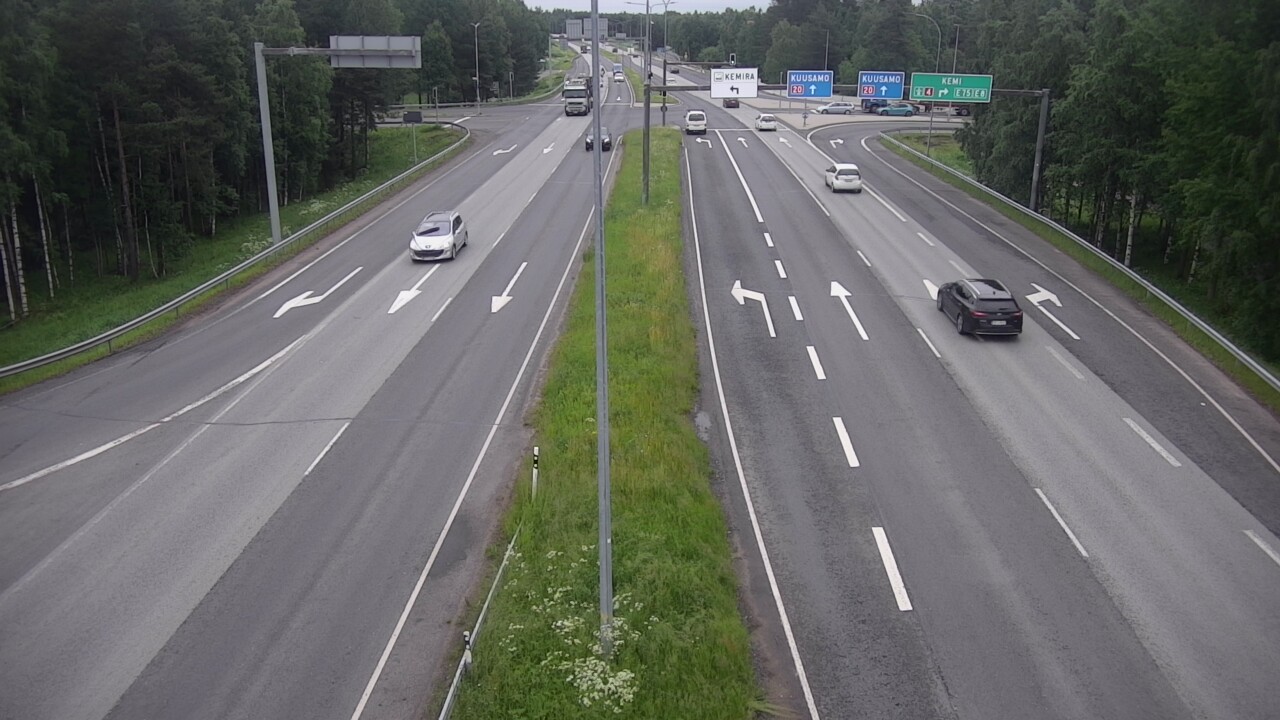 Weather Camera Image Road 4 Oulu, Laanila, Oulu, Pohjois-Pohjanmaa