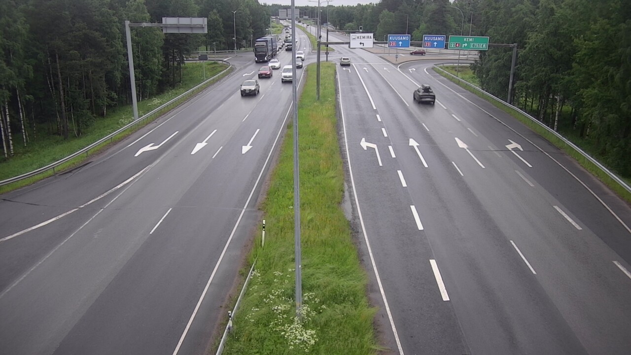 Weather Camera Image Road 4 Oulu, Laanila, Oulu, Pohjois-Pohjanmaa