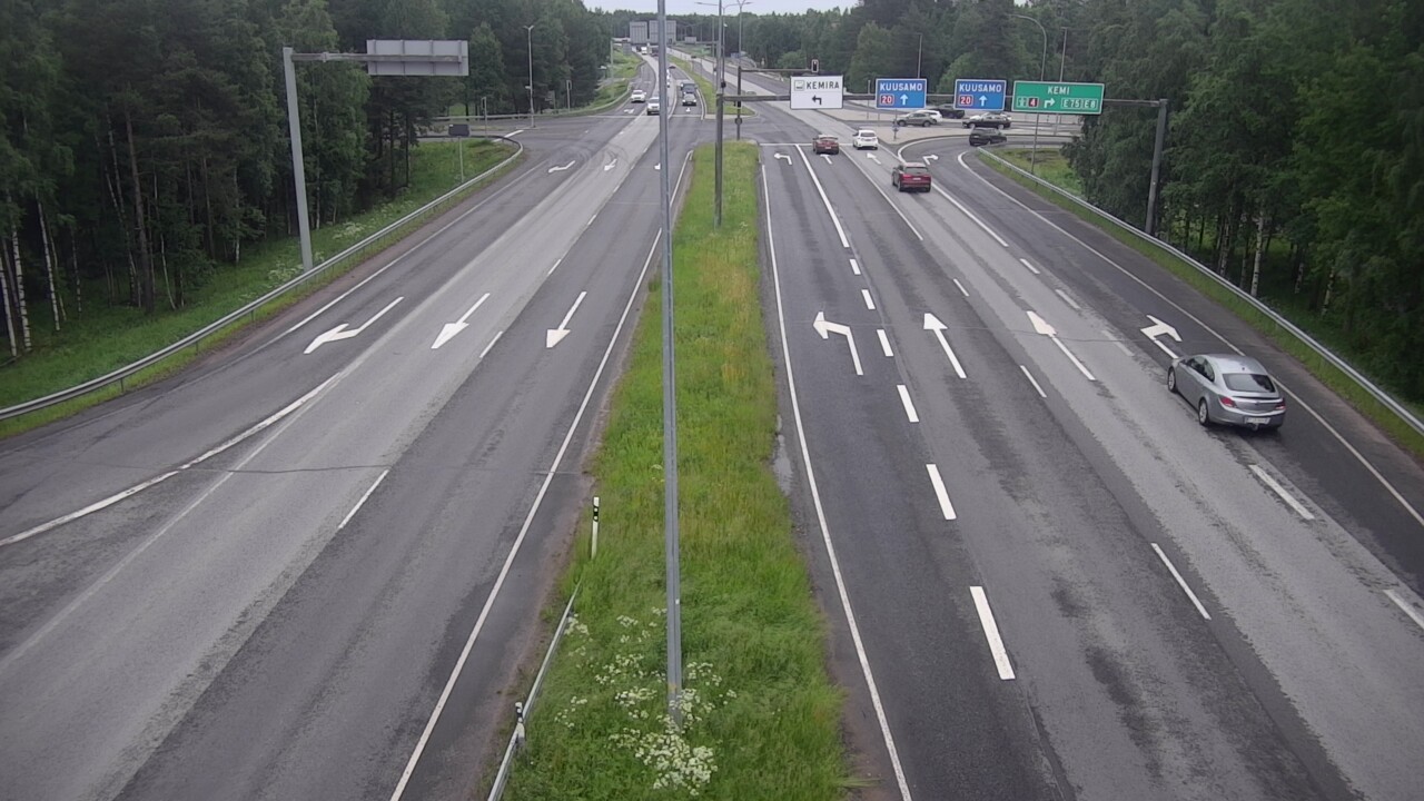 Weather Camera Image Road 4 Oulu, Laanila, Oulu, Pohjois-Pohjanmaa
