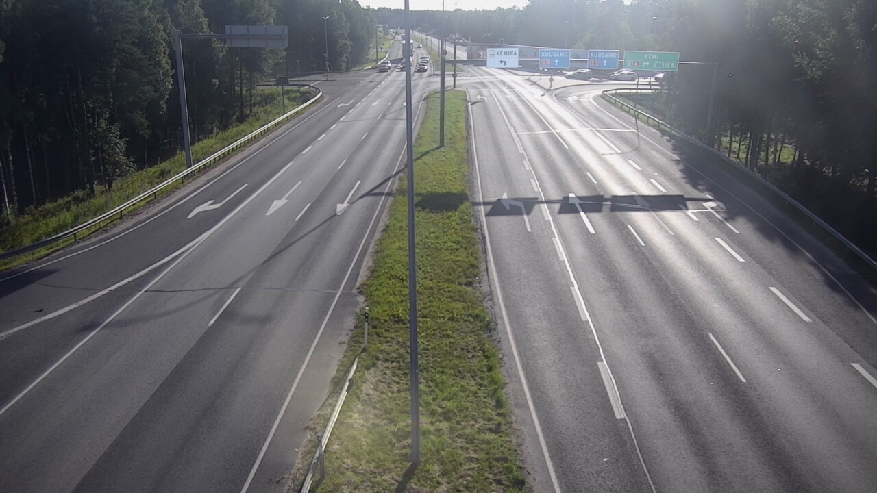Weather Camera Image Road 4 Oulu, Laanila, Oulu, Pohjois-Pohjanmaa