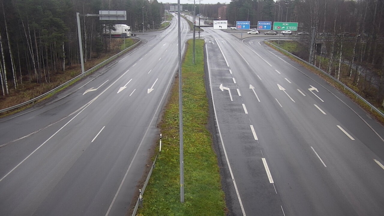 Weather Camera Image Väg 4 Uleåborg, Laanila, Oulu, Pohjois-Pohjanmaa