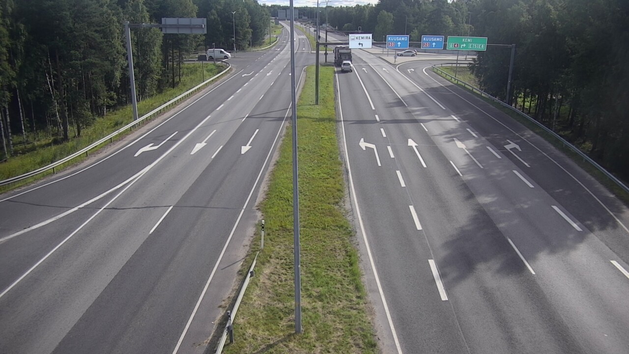 Weather Camera Image Road 4 Oulu, Laanila, Oulu, Pohjois-Pohjanmaa