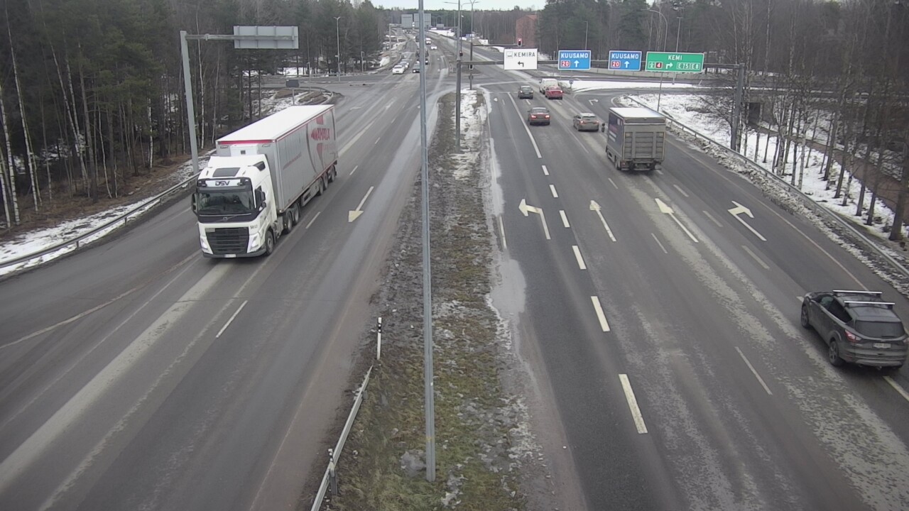 Weather Camera Image Road 4 Oulu, Laanila, Oulu, Pohjois-Pohjanmaa