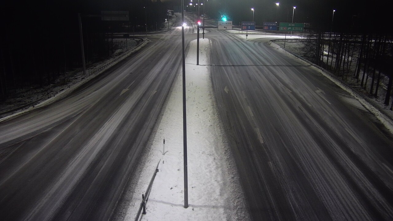 Weather Camera Image Väg 4 Uleåborg, Laanila, Oulu, Pohjois-Pohjanmaa