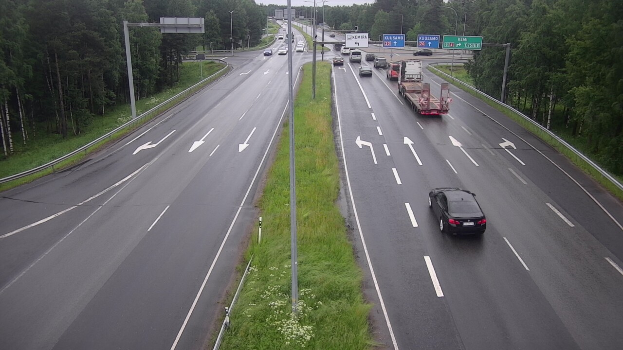 Weather Camera Image Road 4 Oulu, Laanila, Oulu, Pohjois-Pohjanmaa